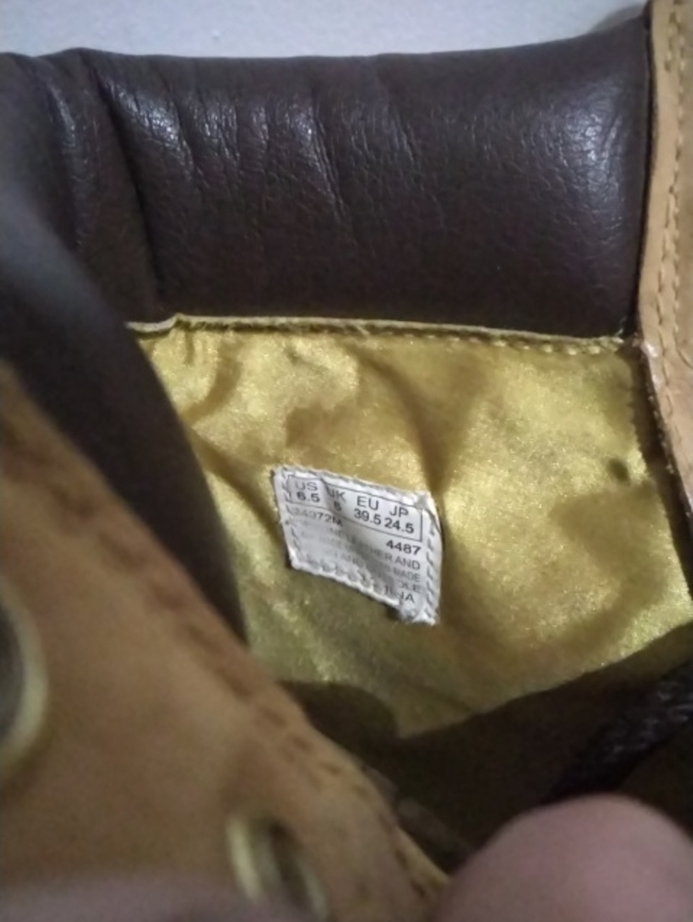 Timberland Boots Wheat/Gold Men's Sz 6.5 - Picture 9 of 15